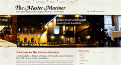 Desktop Screenshot of mastermarinerpub.co.uk