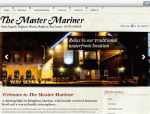 Tablet Screenshot of mastermarinerpub.co.uk